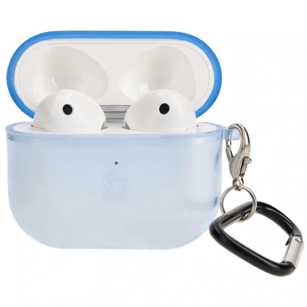 Etui Bizon Case Headphone Clear pro Airpods 3 průhledně-modré - 3