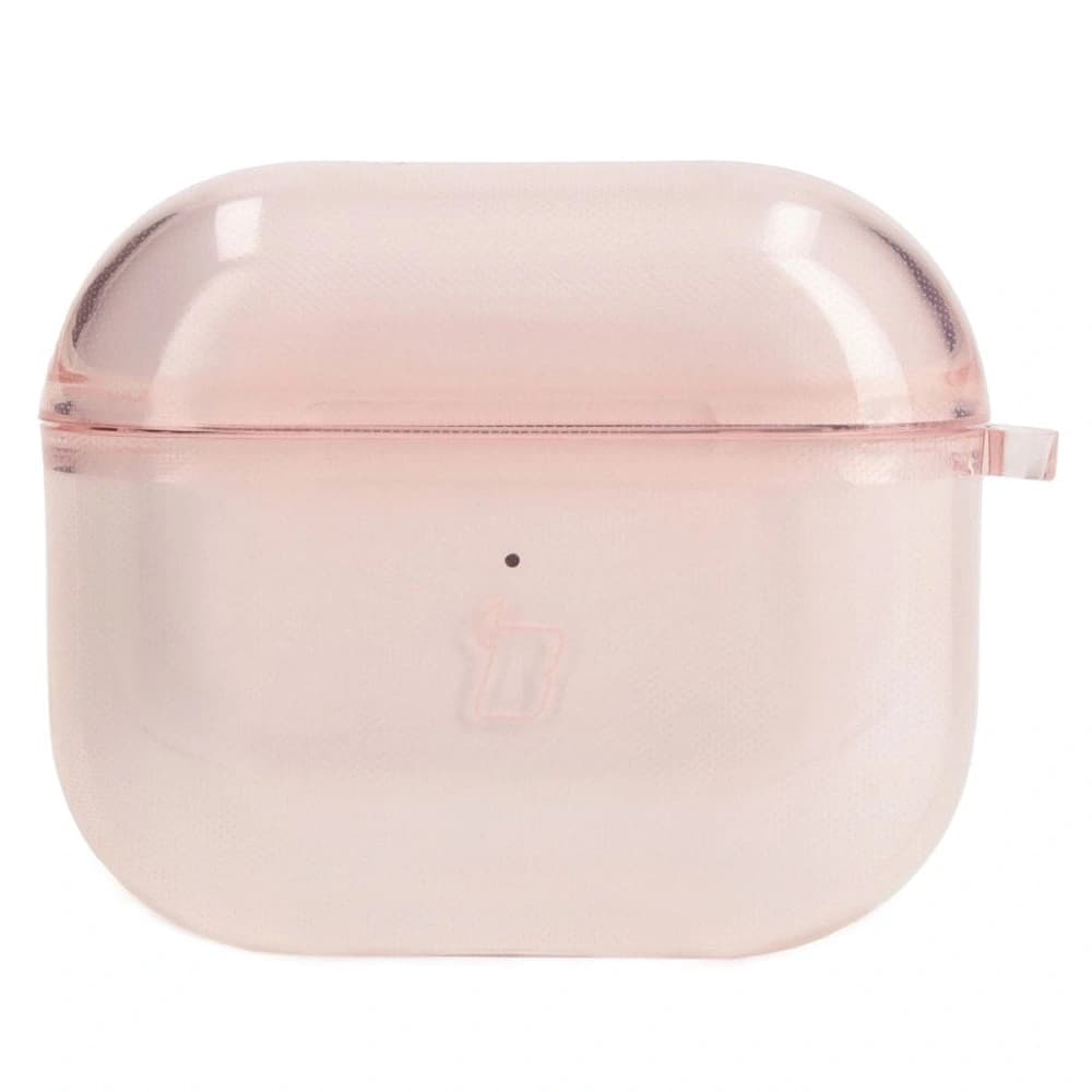 Etui Bizon Case Headphone Clear pro Airpods 3 průhledně-růžové - 2