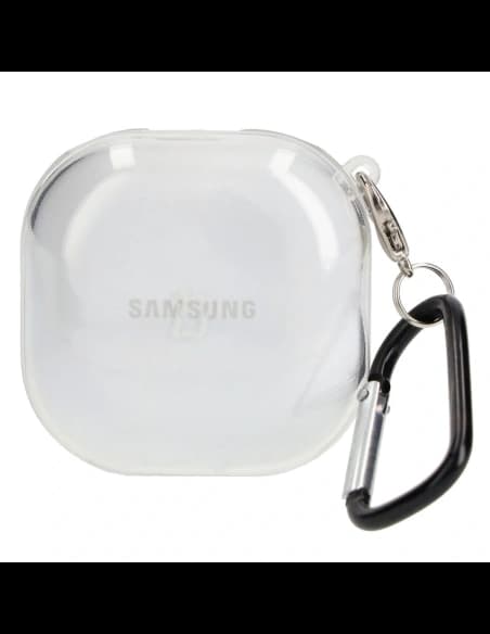 Etui Bizon Case Headphone Clear do Samsung Galaxy Buds Live / Pro / Buds2 / Buds2 Pro / Buds FE průhledné