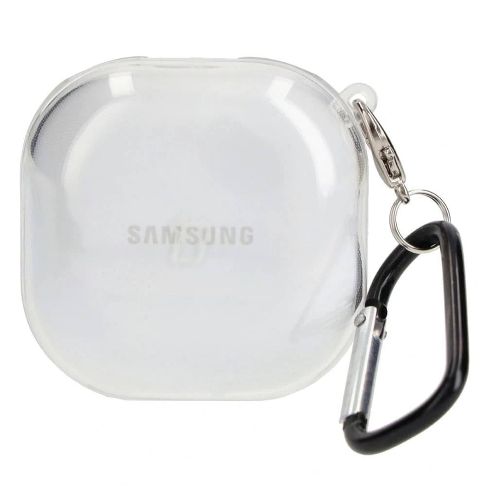 Etui Bizon Case Headphone Clear do Samsung Galaxy Buds Live / Pro / Buds2 / Buds2 Pro / Buds FE průhledné