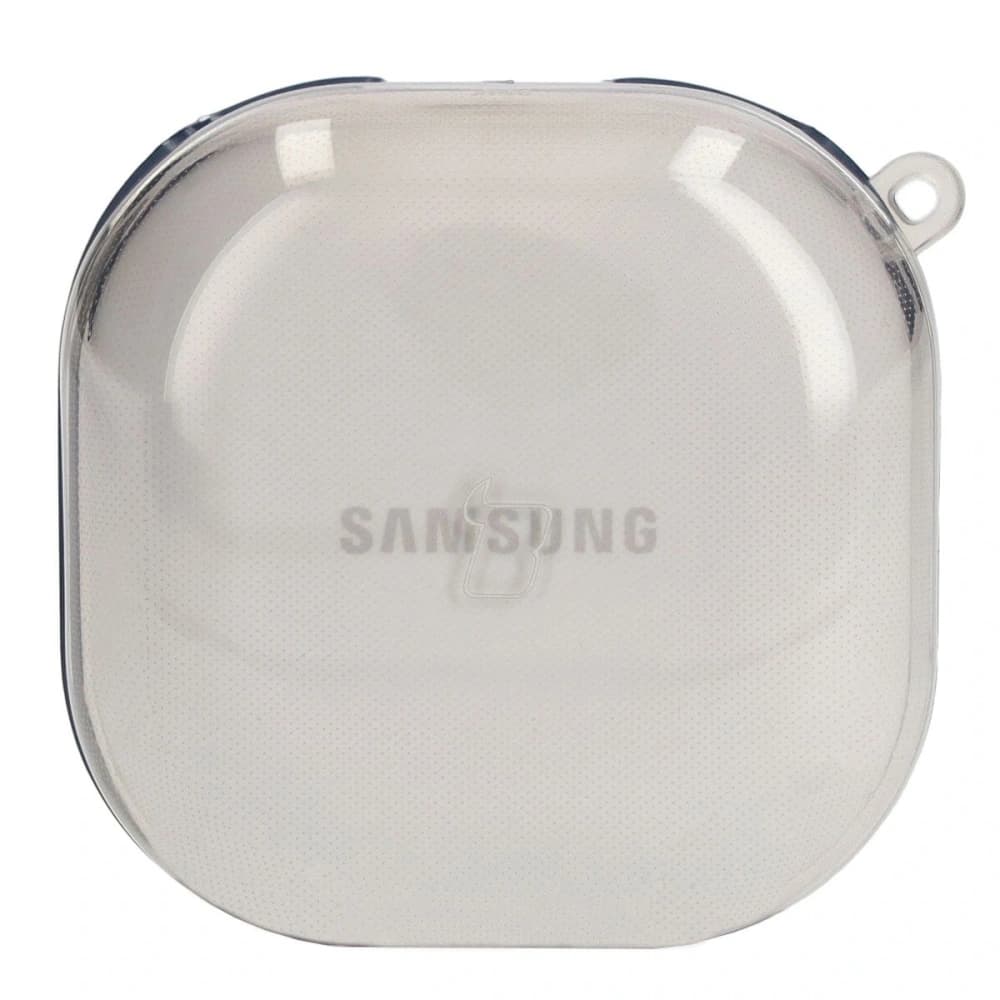 Etui Bizon Case Headphone Clear do Samsung Galaxy Buds Live / Pro / Buds2 / Buds2 Pro / Buds FE průhledně-černé - 2