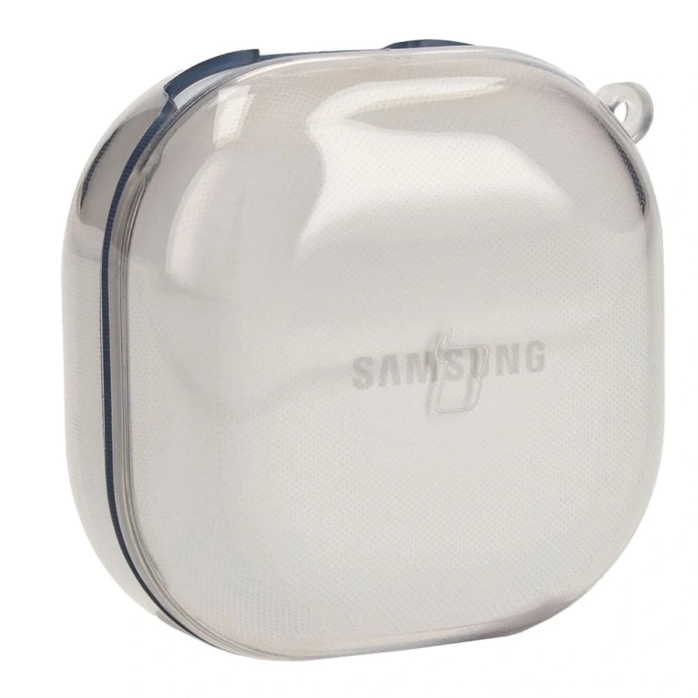 Etui Bizon Case Headphone Clear do Samsung Galaxy Buds Live / Pro / Buds2 / Buds2 Pro / Buds FE průhledně-černé - 4