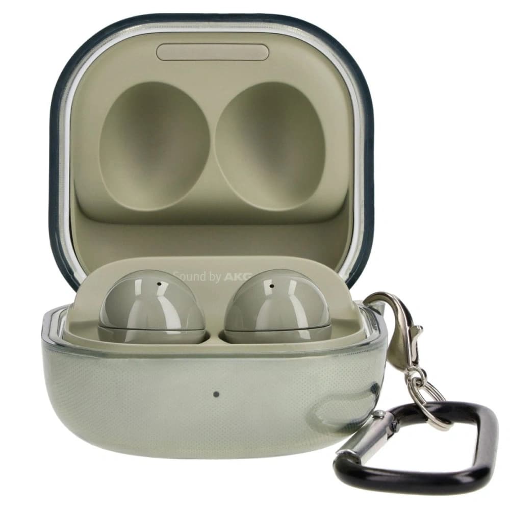 Bizon Case Headphone Clear Samsung Galaxy Buds Live / Pro / Buds2 / Buds2 Pro / Buds FE clear-green - 3