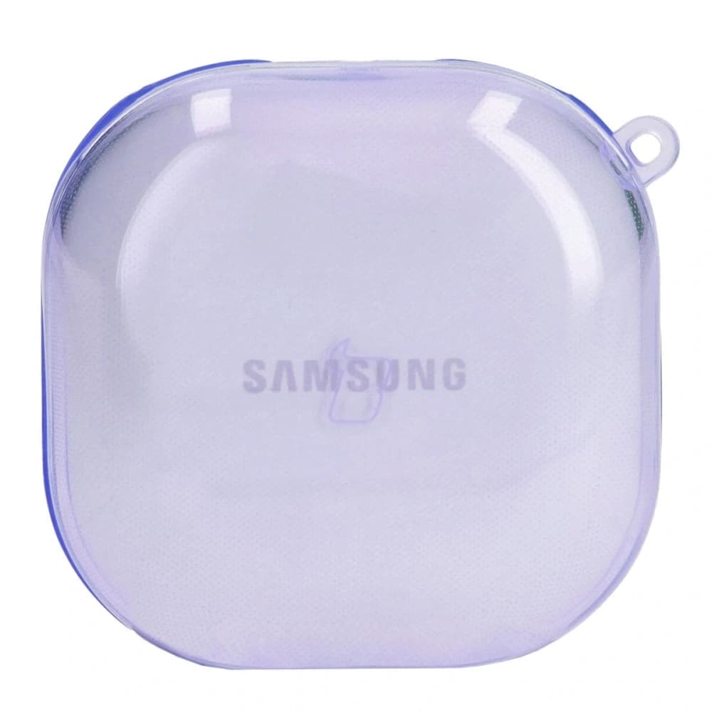 Etui Bizon Case Headphone Clear do Samsung Galaxy Buds Live / Pro / Buds2 / Buds2 Pro / Buds FE průhledně fialové - 2
