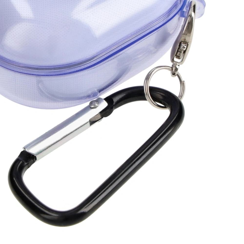 Etui Bizon Case Headphone Clear do Samsung Galaxy Buds Live / Pro / Buds2 / Buds2 Pro / Buds FE průhledně fialové - 5