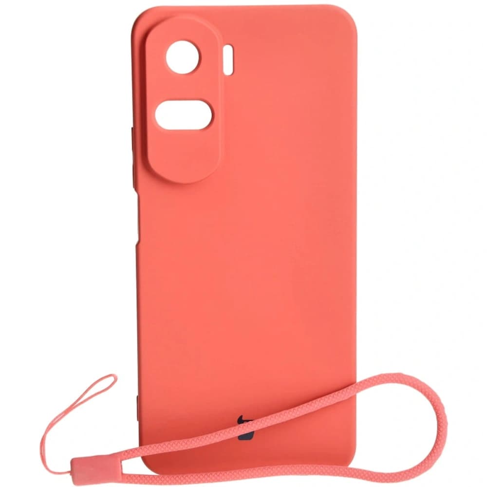 Etui Bizon Case Silicone pro Honor 90 Lite špinavě růžové - 1