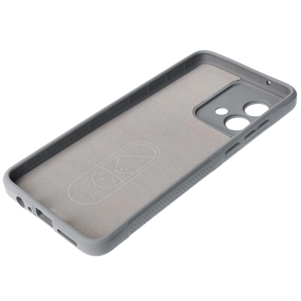 Bizon Case für Motorola Moto G84 5G hellgrau - 4