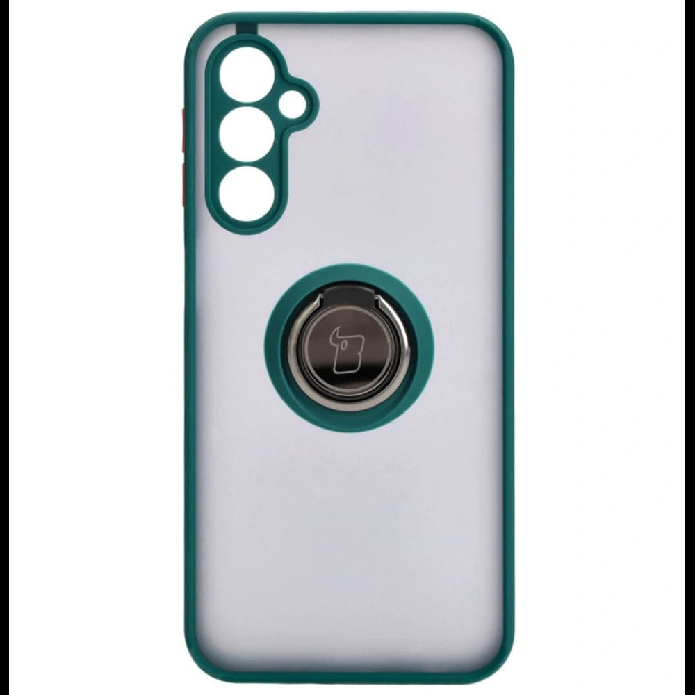 Bizon Case Hybrid Ring Samsung Galaxy M34 5G fumurie cu un cadru verde închis - 2