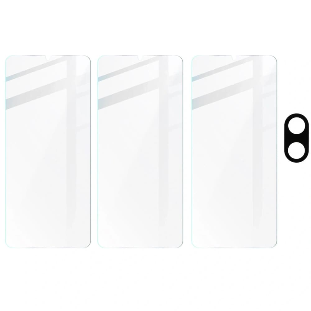 BIZON Clear 3x sticlă de protecție pentru ecran + sticlă pentru cameră Redmi 13C/Poco C65 - 5
