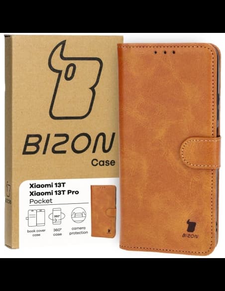 Bizon Case Pocket Xiaomi 13T Pro / 13T braun