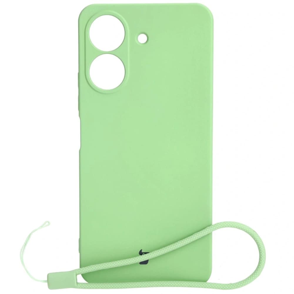 Etui Bizon Case Silicone pro Redmi 13C / Poco C65 jasně zelené
