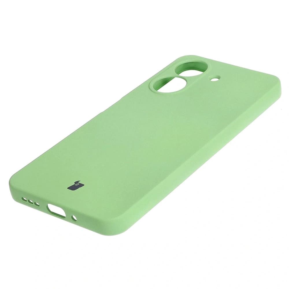 Etui Bizon Case Silicone pro Redmi 13C / Poco C65 jasně zelené - 3
