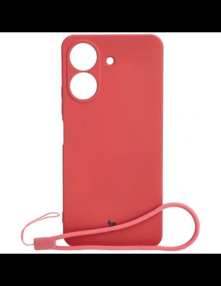 Etui Bizon Case Silicone pro Redmi 13C / Poco C65 špinavě růžové