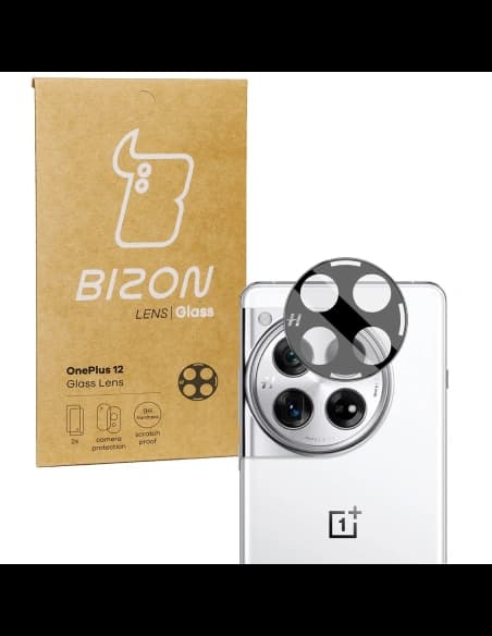 Bizon Glass Lens OnePlus 12 [2 PACK]