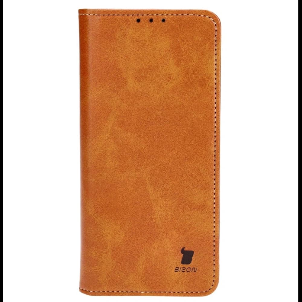 Etui s klopou Bizon Case Pocket Pro pro Motorola Moto G54 5G hnědé - 2