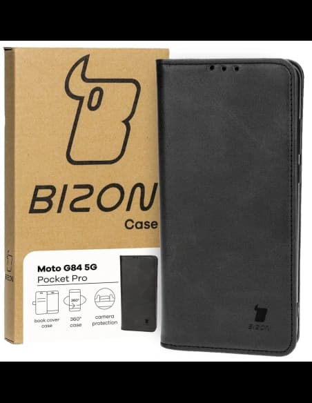 Bizon Case Pocket Pro Motorola Moto G84 5G black