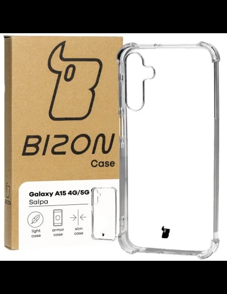 Bizon Case Salpa Samsung Galaxy A15 5G/4G átlátszó
