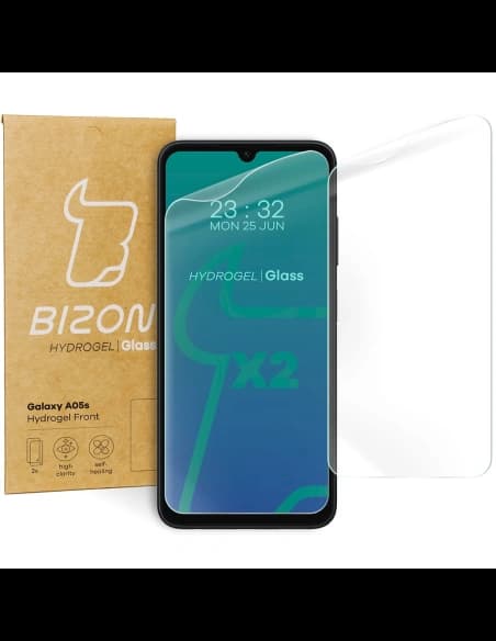 Bizon Glass Hydrogel Front Samsung Galaxy A05s [2 PACK]