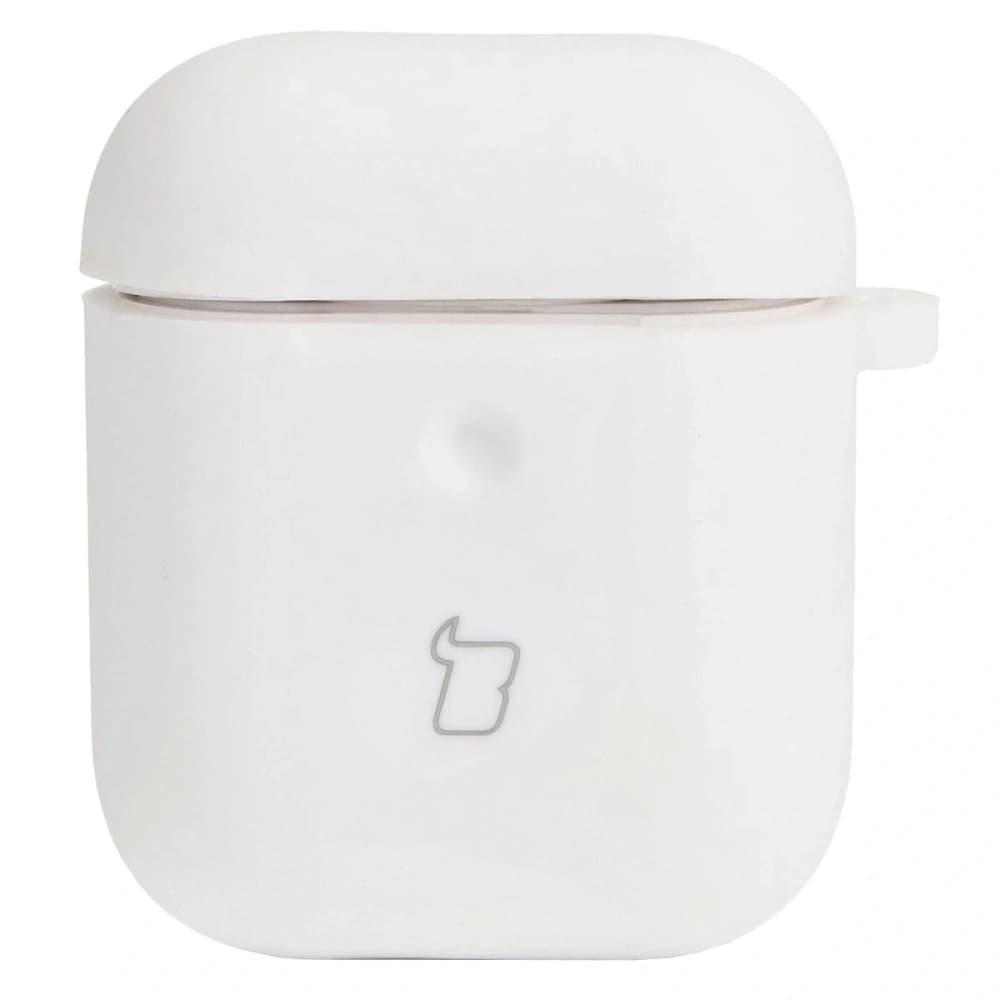 Etui Bizon Case sluchátka silikonové pro AirPods 1/2 bílé - 2