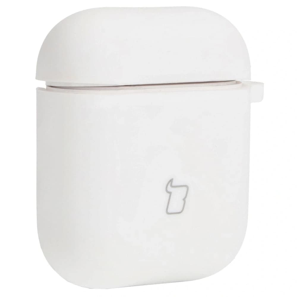 Etui Bizon Case sluchátka silikonové pro AirPods 1/2 bílé - 4