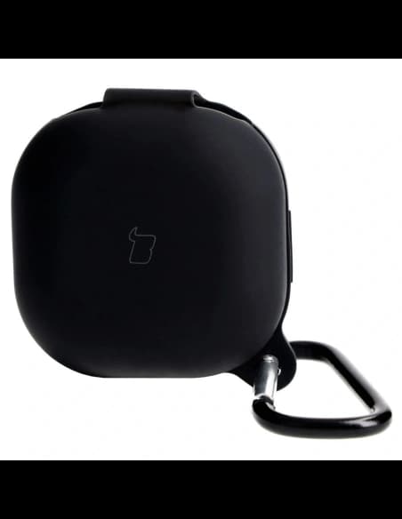 Etui Bizon Case Headphone Silicone do Samsung Galaxy Buds Live / Pro / Buds2 / Buds2 Pro / Buds FE černé