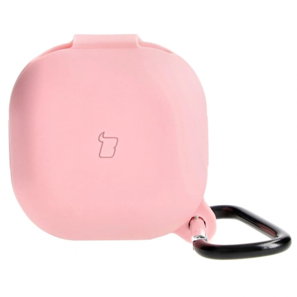 Etui Bizon Case Headphone Silicone do Samsung Galaxy Buds Live / Pro / Buds2 / Buds2 Pro / Buds FE růžové - 1