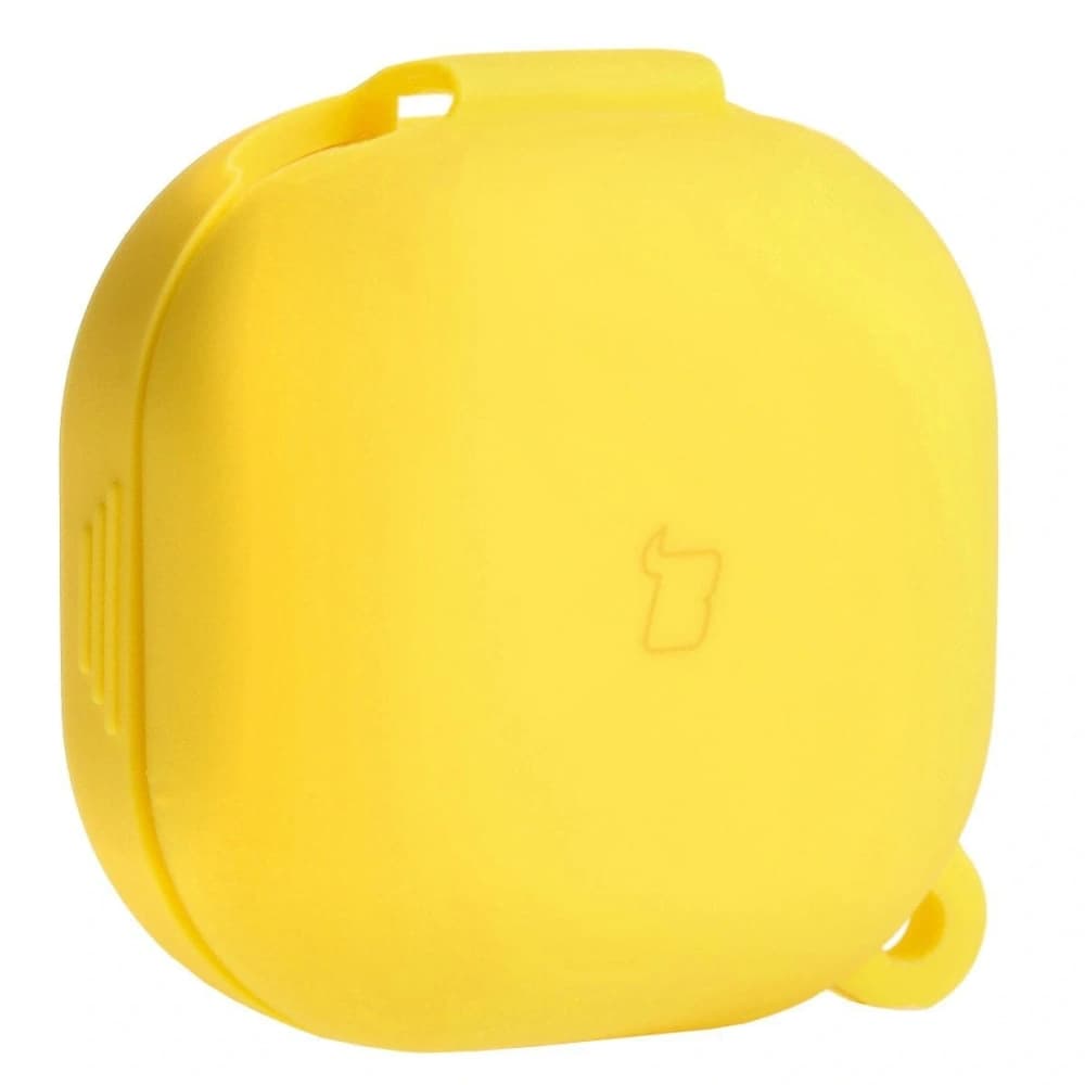 Etui Bizon Case Headphone Silicone do Samsung Galaxy Buds Live / Pro / Buds2 / Buds2 Pro / Buds FE žluté - 4