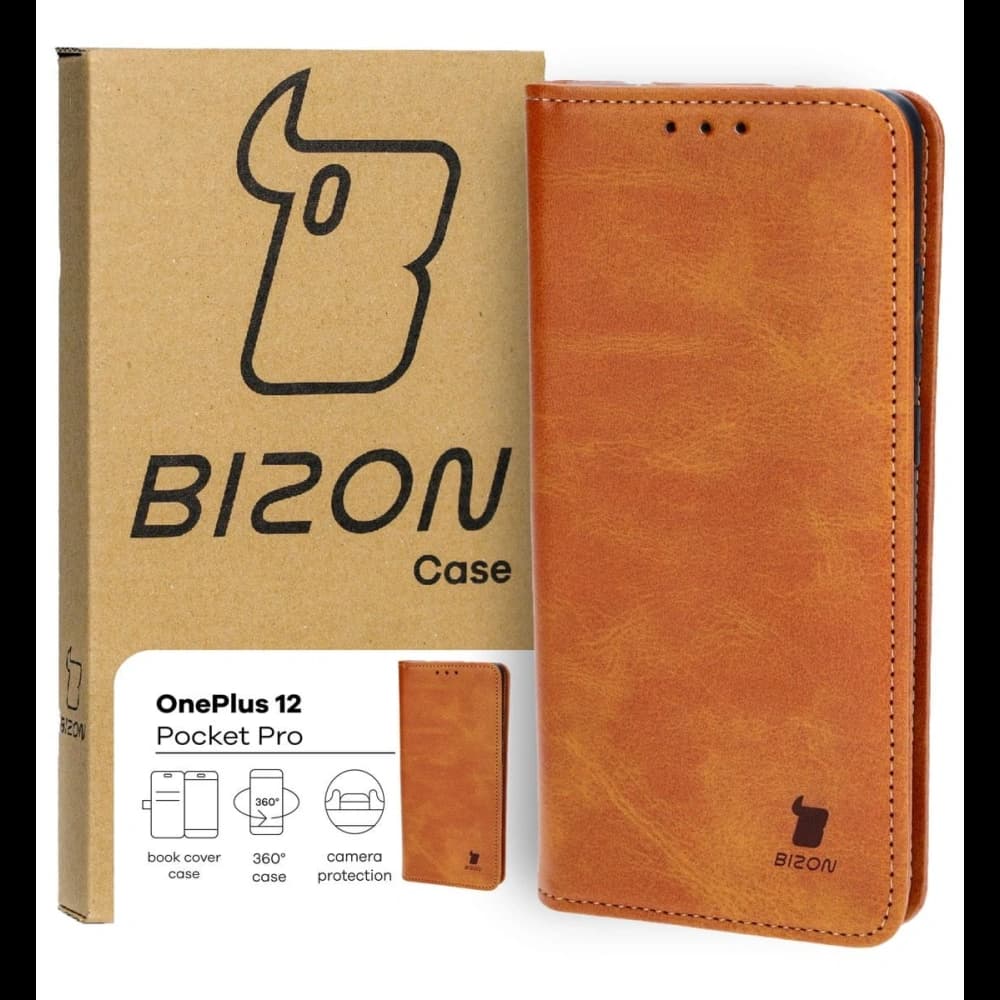 Bizon Case Pocket Pro OnePlus 12 brown - 1
