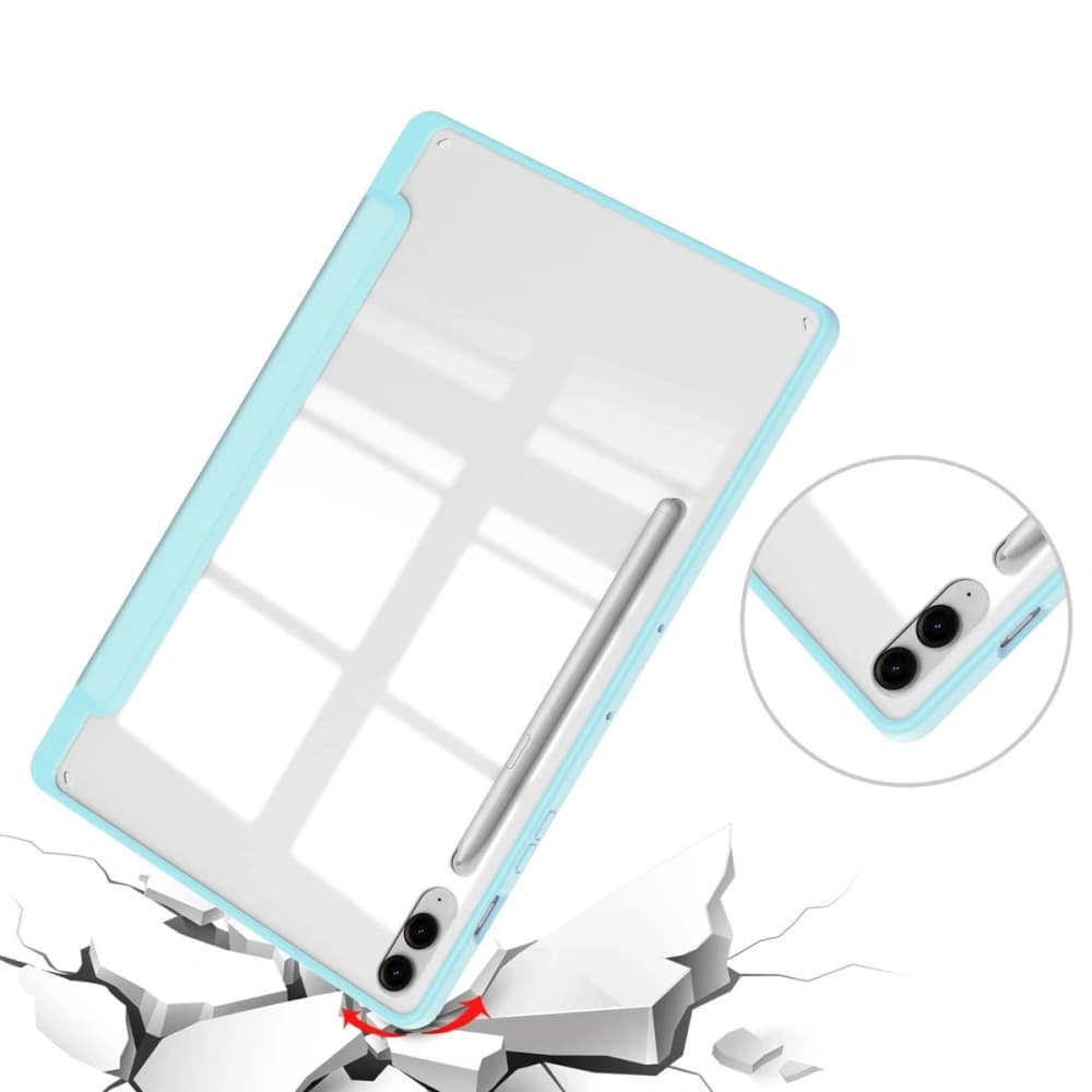 Bizon Case Tab Clear Matt Samsung Galaxy Tab S9 FE Plus blau - 6