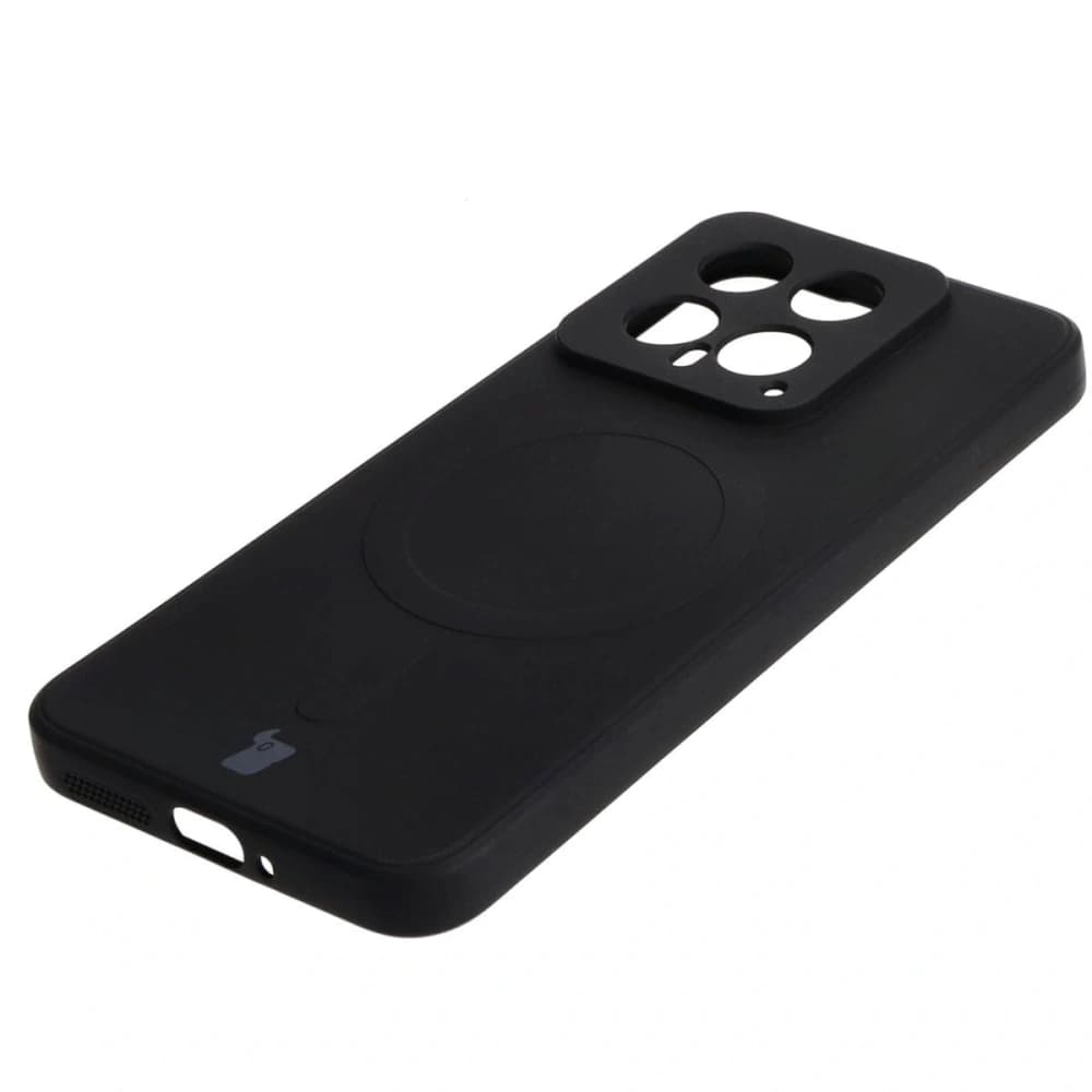 Etui Bizon Case Silicone Magnetic Sq do Xiaomi 14 černé - 3