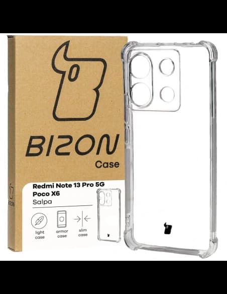 Bizon Case Salpa Xiaomi Poco X6 / Xiaomi Redmi Note 13 Pro 5G klar