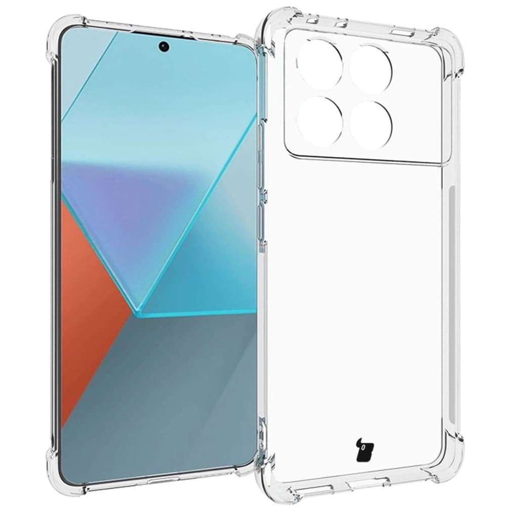 Elastické pouzdro Bizon Case Salpa pro Xiaomi Poco X6 Pro průhledné - 3