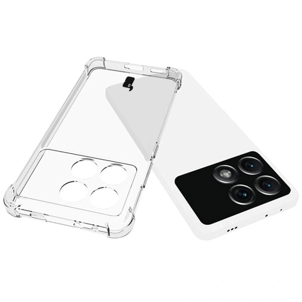 Elastické pouzdro Bizon Case Salpa pro Xiaomi Poco X6 Pro průhledné - 5