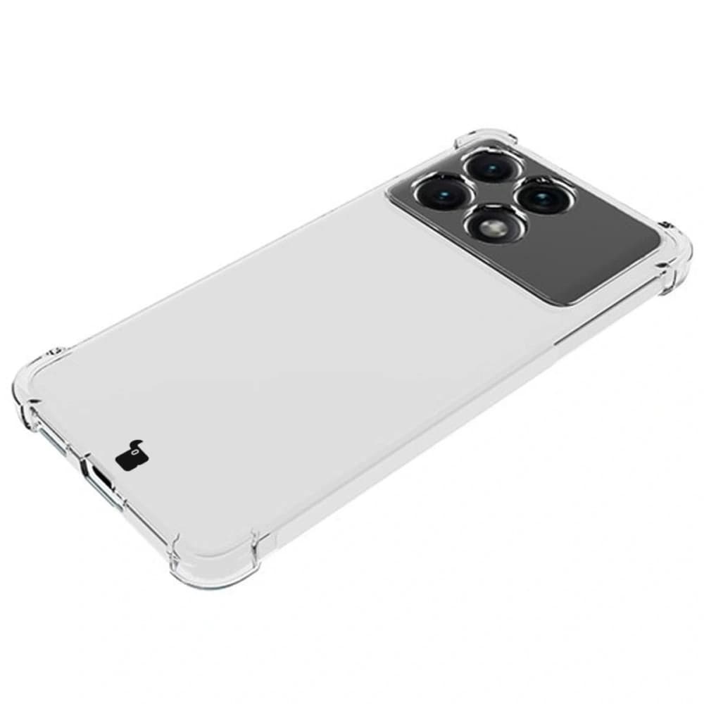 Elastické pouzdro Bizon Case Salpa pro Xiaomi Poco X6 Pro průhledné - 7
