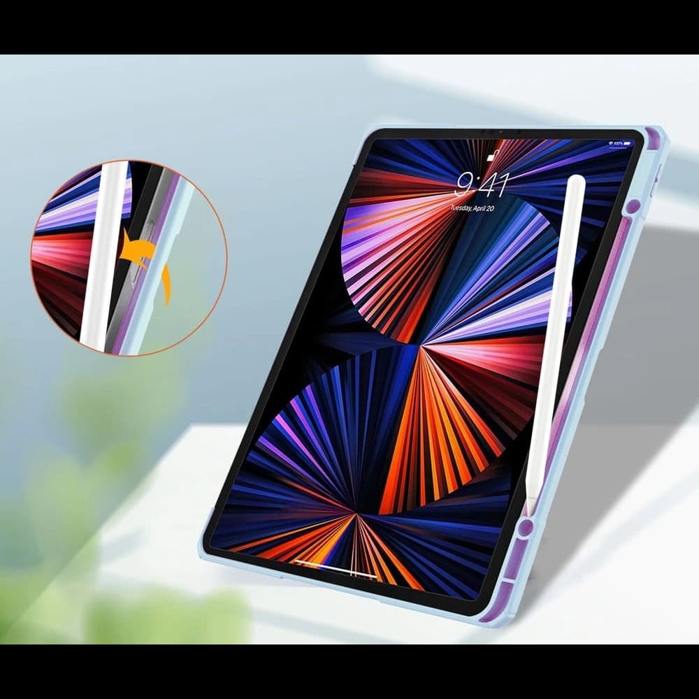 Bizon Case Tab Clear Matt Apple iPad Pro 12.9 2022/2021/2020/2018 blue - 6