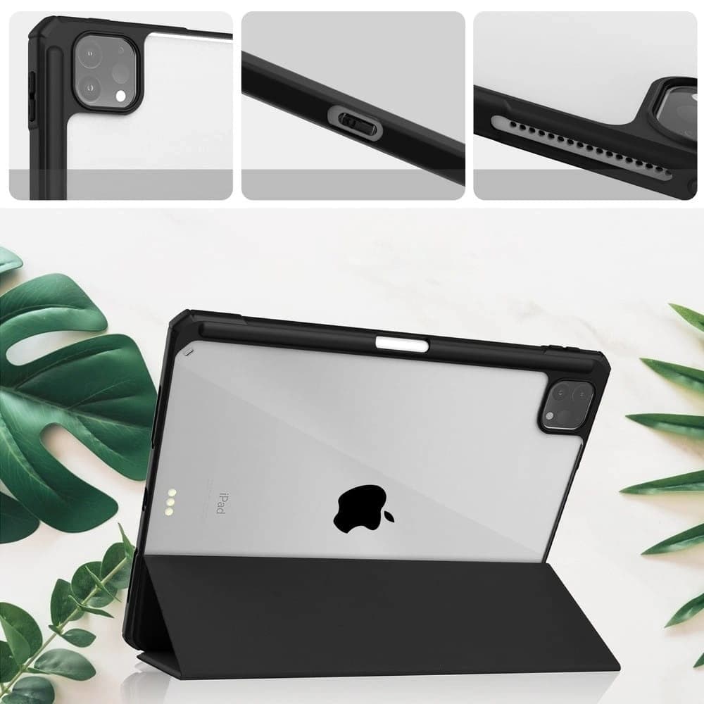 Bizon Case Tab Clear Matt Apple iPad Pro 12.9 2022/2021/2018 negru - 3