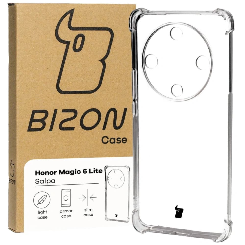Bizon Case Salpa Honor Magic6 Lite transparent