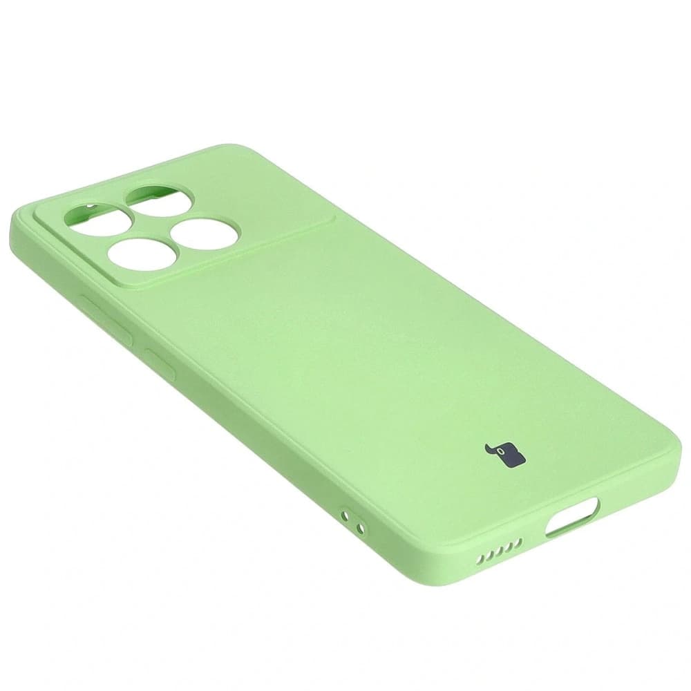 Etui Bizon Case Silicone Sq do Xiaomi Poco X6 Pro jasně zelené - 4
