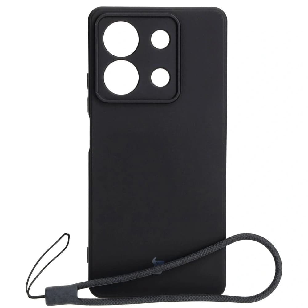 Etui Bizon Case Silicone Sq do Xiaomi Redmi Note 13 5G černé - 1