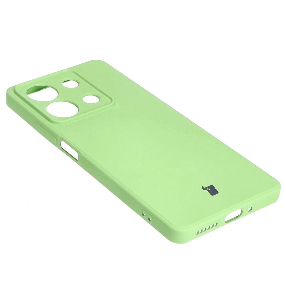 Etui Bizon Case Silicone Sq do Xiaomi Redmi Note 13 5G jasně zelené - 4