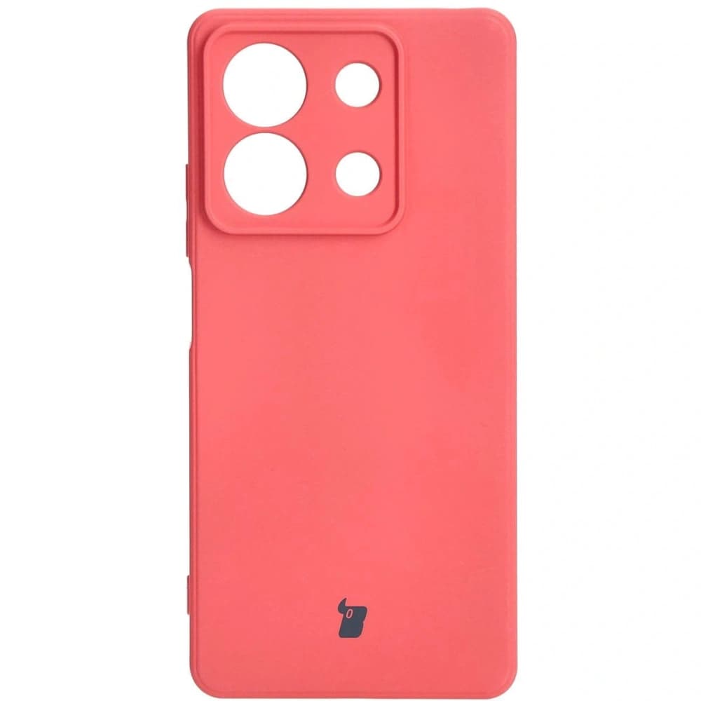 Etui Bizon Case Silicone Sq do Xiaomi Redmi Note 13 5G špinavě růžová - 2