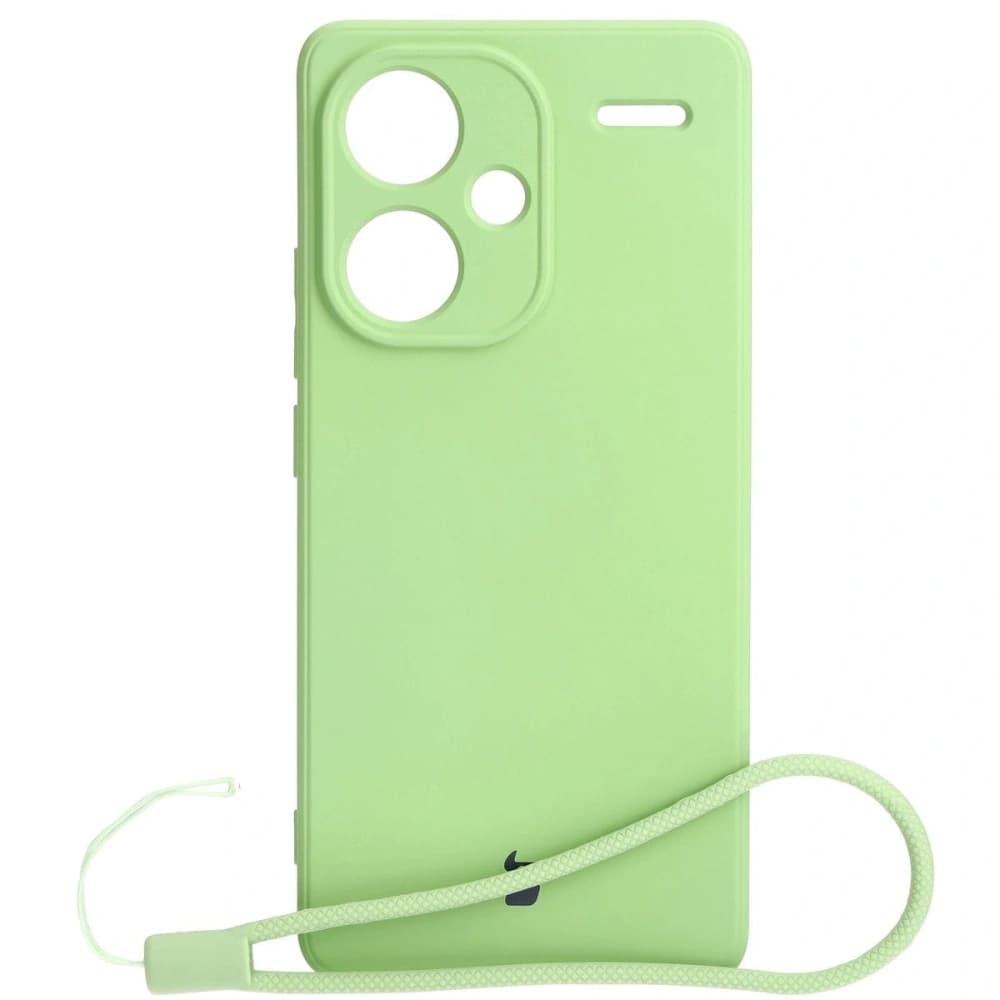 Bizon Case Silicone Sq Xiaomi Redmi Note 13 Pro+ 5G verde deschis - 1
