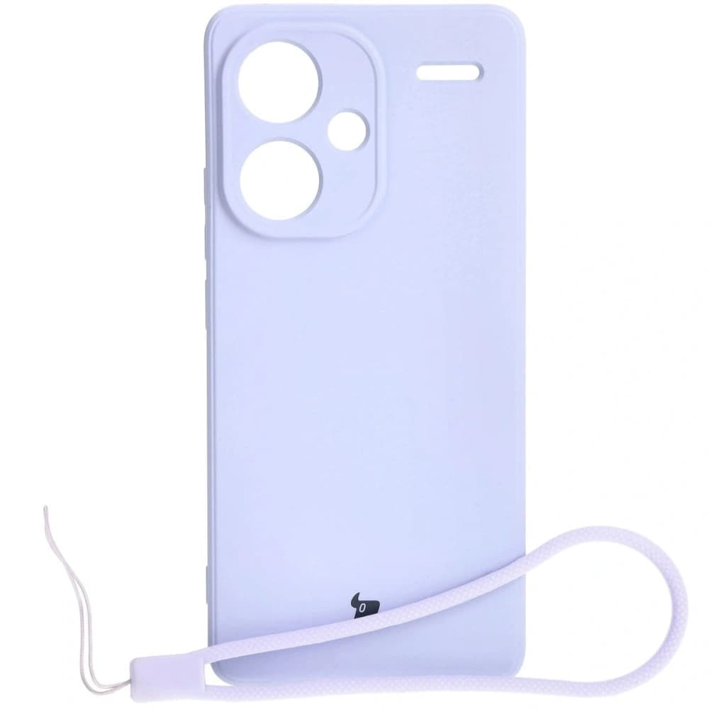 Caz de silicon Bizon Sq Xiaomi Redmi Note 13 Pro+ 5G mov deschis - 1