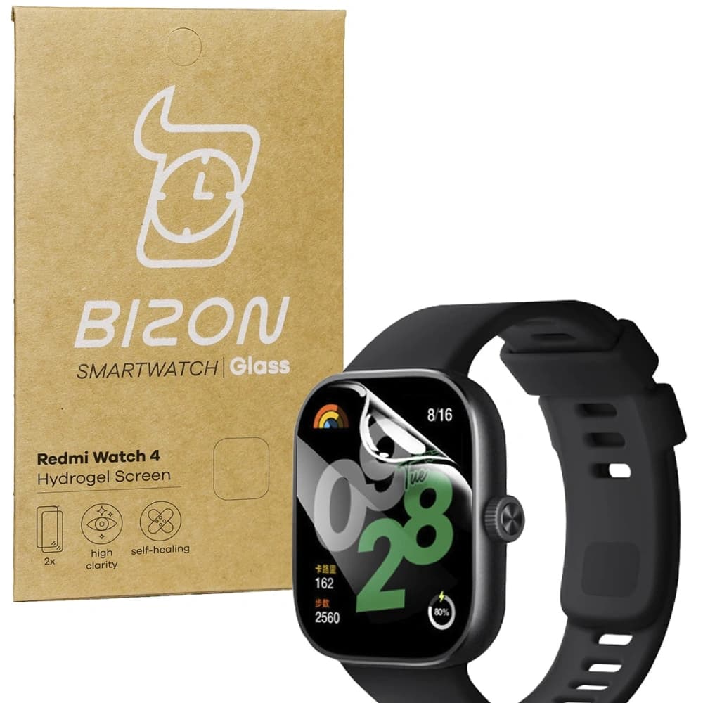 Bizon Glass Watch Hydrogel Redmi Watch 4 [2 PACK] - 1