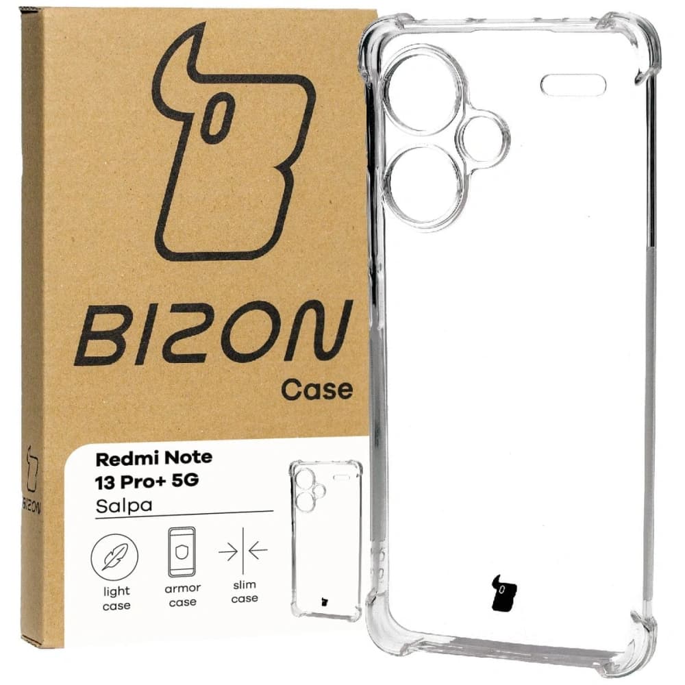 Bizon Case Salpa Xiaomi Redmi Note 13 Pro+ 5G klar - 1