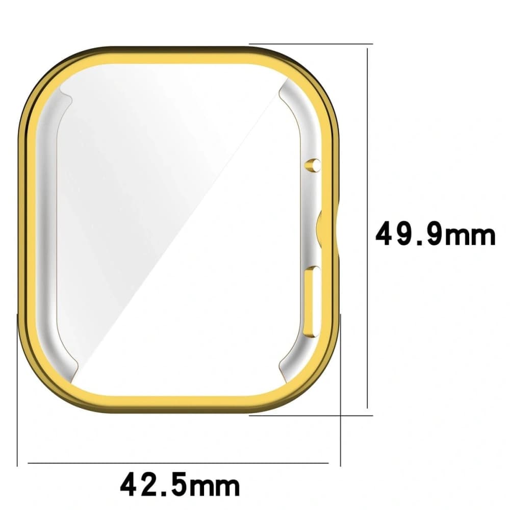 Etui Bizon Case Watch Felipe do Xiaomi Redmi Watch 4 złote - 2