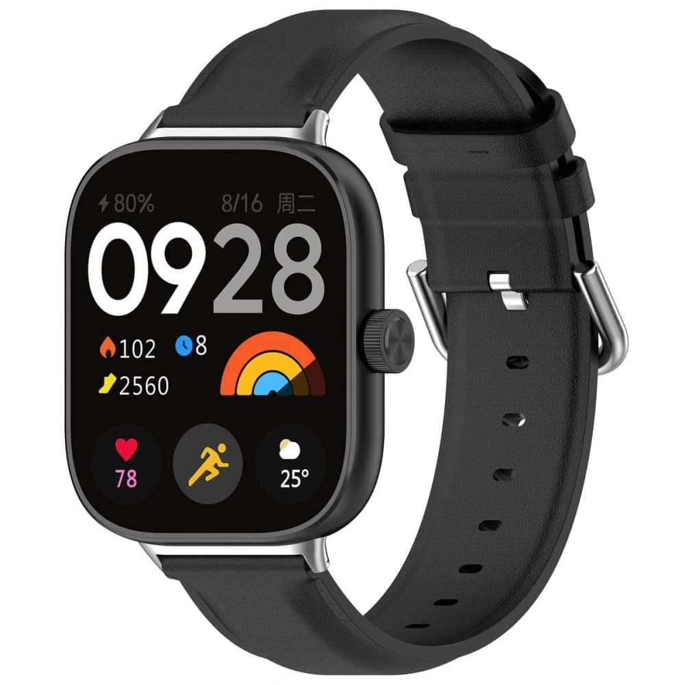 Pasek Bizon Strap Hodinky Casual do Redmi Watch 4 / Xiaomi Smart Band 9 Pro / 8 Pro černý