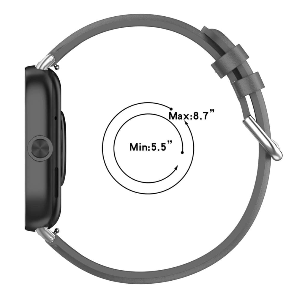 Pasek Bizon Strap Hodinky Casual do Redmi Watch 4 / Xiaomi Smart Band 9 Pro / 8 Pro černý - 4