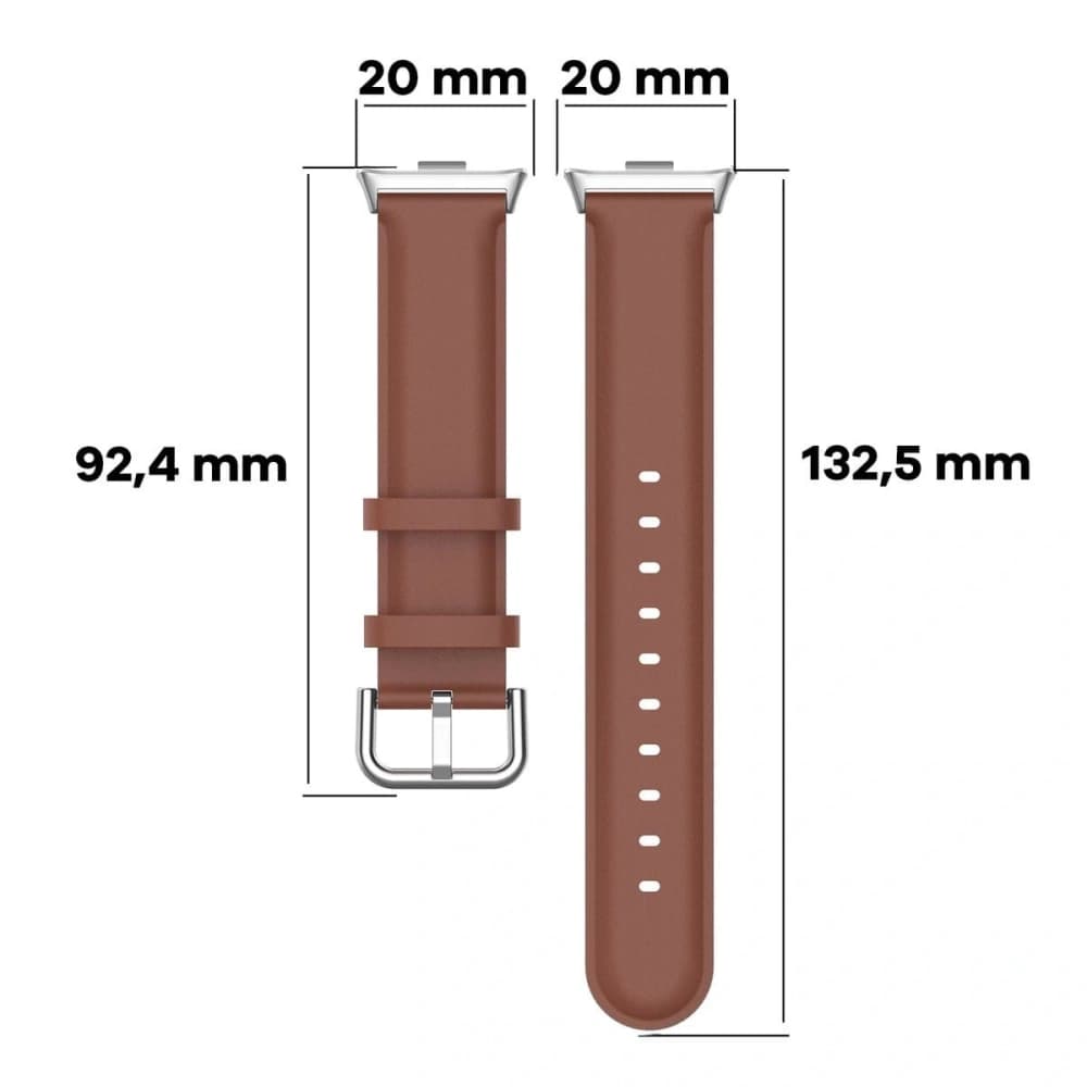 Bizon Strap Watch Casual Redmi Watch 4 / Xiaomi Smart Band 9 Pro / 8 Pro brown - 2