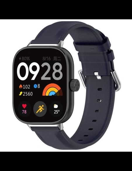 Pasek Bizon Strap Watch Casual do Redmi Watch 4 / Xiaomi Smart Band 9 Pro / 8 Pro tmavě modrý